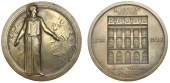 FRANCE, Centenary of L’Union, 1928, an Art Déco bronze medal by P.-F. Niclausse, Athena standing facing, head...
