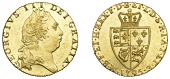George III (1760-1820), Pre-1816 issues, Guinea, 1795,  fifth bust right, rev. crowned, spade-shaped shield of arms...