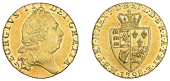 George III (1760-1820), Pre-1816 issues, Guinea, 1798,  fifth bust right, rev. crowned, spade-shaped shield of arms...