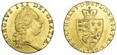 George III (1760-1820), Pre-1816 issues, Guinea, 1792, fifth bust right, rev. crowned, spade-shaped shield of arms...