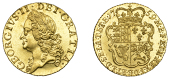 George II (1727-1760), Half-Guinea, 1759, old head left, rev. crowned shield of arms (EGC 660; MCE 365; S 3685)....