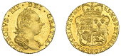 George III (1760-1820), Pre-1816 issues, Half-Guinea, 1785, fourth bust right, rev. crowned shield of arms (EGC 825;...