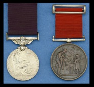 The extremely rare inter-war 1932 Empire Gallantry Medal pair awarded to Eric Watt ‘Jock’ Bonar, Chief Pilot of...