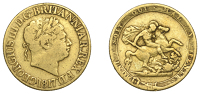George III (1760-1820), New coinage, Sovereign, 1817 (Hill 1; EGC 895; S 3785). Toned, fine	 £600-£700