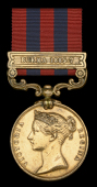 India General Service 1854-95, 1 clasp, Burma 1885-7, bronze issue (85 Bearer Madooram Kamadoo Transpt. Dept....