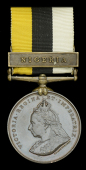 Royal Niger Company Medal 1886-97, 1 clasp, Nigeria, bronze issue, the edge officially numbered ‘1799’, good...