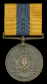 Khedive’s Sudan 1896-1908, no clasp, bronze issue (Syce Mangal (3) 1st. Bo. Lcrs:) edge bruising, nearly very...