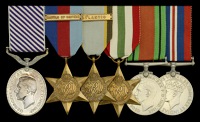 The scarce 1940 ‘Coastal Command - Battle of Britain’ D.F.M. group of six awarded to Blenheim fighter wireless...