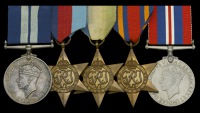 A rare Second War ‘Norway V.C. action’ D.S.M. group of five awarded to Seaman C. E. Newman, Royal Naval Reserve,...