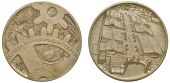NETHERLANDS, Nederlandse Nijverheidstentoonstelling, Rotterdam [Dutch Industry Exhibition], 1928, a bronze medal,...