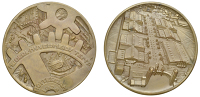 NETHERLANDS, Nederlandse Nijverheidstentoonstelling, Rotterdam [Dutch Industry Exhibition], 1928, a bronze medal,...