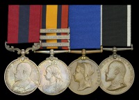 An extremely rare Boer War civilian D.C.M. awarded to 1st Class Supernumerary Officer C. W. Baker, St John Ambulance...