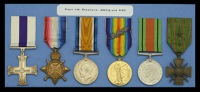 A Great War ‘Western Front’ M.C. group of six awarded to Captain J. W. Shephard, No. 8 Motor Ambulance Convoy,...