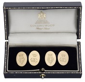 H.R.H. The Duke of Windsor (formerly King Edward VIII): A pair of Royal presentation cufflinks by Cartier, circa...