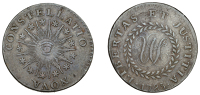 United States of America, ‘Nova Constellatio’ Halfpenny, 1785, small date (KM EA9). Toned with an even dark...