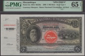 Banco Nacional Ultramarino, Mozambique, specimen 5 Mil Reis, 2 January 1908, no serial number, Alfredo Mendes da...