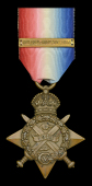 1914 Star, with copy clasp (KX.383. G. E. Church, Ord. Sea. R.N.V.R. Hood Bttn. R.N.D.) good very fine	 £80-£100