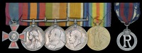A Great War A.R.R.C. group of six awarded to Sister G. L. Hanley (née Shelley), Queen Alexandra’s Imperial...