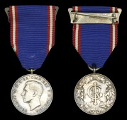 Royal Victorian Medal, G.VI.R., 1st issue, silver, unnamed as issued, mounted on investiture pin, extremely fine 	...