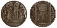 Opening of the New Council Chamber at the Guildhall, 1884, a bronze medal by J.S. & A.B. Wyon for the Corporation of...