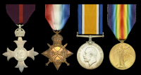 A Great War M.B.E. group of four awarded to Lieutenant E. Pelly, Royal Army Service Corps 

The Most Excellent...
