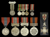 Imperial Service Medal, G.VI.R., 1st issue (Albert Seward); British Fire Services Association Twenty Years Long...