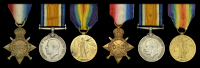 Three: Private B. Crick, Suffolk Regiment, who served at Gallipoli from December 1915
1914-15 Star (3456 Pte. B....