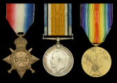 Three: Lance-Corporal C. S. Rose, Suffolk Regiment, who died of wounds at Gallipoli on 13 August 1915

1914-15...
