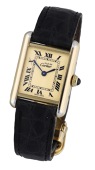 Must de Cartier. A lady’s gold plated rectangular wristwatch, Ref. 1613, Tank, circa 1998.
Movement: cal. 057,...