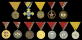 Austria, Fire Service Active Service Medal, for 25 years service; Fire Service Fire-fighters Cross; Fire Service...