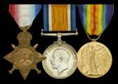 Three: Private J. Rodgers, Highland Light Infantry, who was killed in action at Gallipoli on 25 July 1915

1914-15...