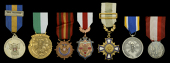 Italy, Fire Service Medal of Merit, 1944; Netherlands, Association of Fire Commanders Medal; Portugal, Volunteer...