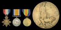 Three: Corporal C. Sheddan, Royal Garrison Artillery, who was killed in action at Gallipoli on 12 June...
