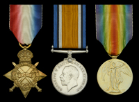 Three: Sergeant A. Middlemas, King’s Own Scottish Borderers, who was killed in action at Gallipoli in the futile...