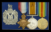 Three: Private W. Paterson, King’s Own Scottish Borderers, who was killed in action at Gallipoli on the first day...