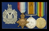 Three: Private W. Paterson, King’s Own Scottish Borderers, who was killed in action at Gallipoli on the first day...
