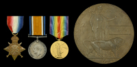 Three: Private T. Archbold, Northumberland Fusiliers, who was killed in action at Gallipoli when his Battalion...
