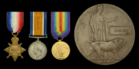 Three: Private J. Reid, King’s Own Scottish Borderers, who was killed in action at Gallipoli on the first day of...
