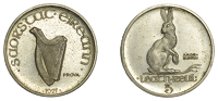 Free State (1921-1937), Pattern Threepence, 1927, by P. Morbiducci, in nickel, edge plain, 2.21g/6h (Brady, SNC June...