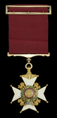 The Most Honourable Order of the Bath, C.B. (Military) Companion’s breast badge, 22 carat gold and enamels by A....