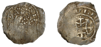 Henry I (1100-1135), Penny, Quadrilateral on Cross Fleury type [BMC XV], possibly York, Ulfr, vlf[ ––– ],...