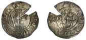 William II (1087-1100), Cross in Quatrefoil type, Penny, possibly Salisbury, Osbern, osbern on [––], 1.02g/12h...