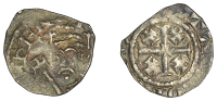 Henry II (1154-1189), Cross-and-Crosslets (Tealby) coinage, Penny, class F, probably Ipswich, Thorsteinn,...