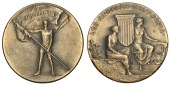 U.S.A., Olympic Games, Los Angeles, 1932, a bronze Participant’s medal by J. Kilenyi for Whitehead-Hoag, male...