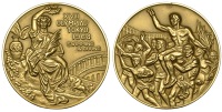 JAPAN, Olympic Games, Tokyo, 1964, a silver-gilt Winner’s medal for Swimming & Diving, unsigned [after G....