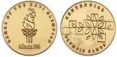 U.S.A., Olympic Games, Atlanta, 1996, a bronze Participant’s medal, unsigned [by M. Grear] for Reed & Barton,...