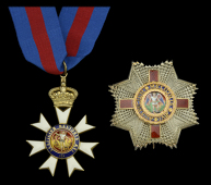 The Most Distinguished Order of St. Michael and St. George, K.C.M.G., Knight Commander’s set of insignia,...