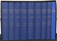 Forrer, L., Biographical Dictionary of Medallists, vols. 1-8, the 1980 Baldwin/van der Dussen reprint (Manville...