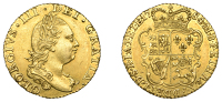 George III (1760-1820), Pre-1816 issues, Half-Guinea, 1784, fourth bust right, rev. crowned shield of arms (EGC 824;...