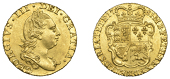 George III (1760-1820), Pre-1816 issues, Half-Guinea, 1781, fourth bust right, rev. crowned shield of arms, Arabic...